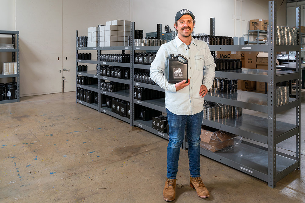 Walrus Oil founder and CEO Dave Darr and his team of 10 manufacture cutting board oil and other preservation products in a 10,000-square-foot factory in Ozark.
